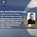 Rev Prof Michael Conway will be hosting an online session entitled 'Ministering in Today's Culture'