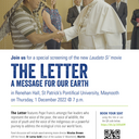 Join us for a special screening of the new Laudato Si’ movie THE LETTER A MESSAGE FOR OUR EARTH
