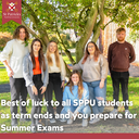 Best of Luck to all Sppu students as you prepare for Summer Exams