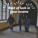 Best of luck to all of our students with your upcoming exams.