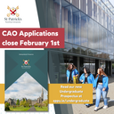CAO Applications close February 1st at 5pm.